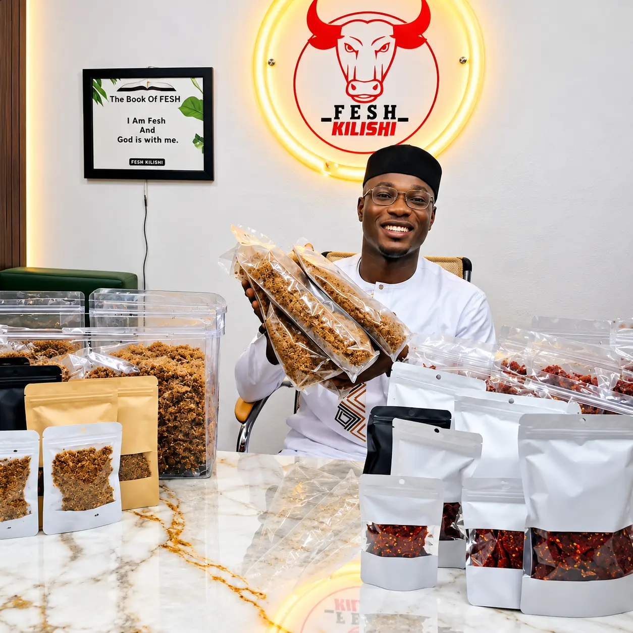 Fesh Kilishi brand showcase
